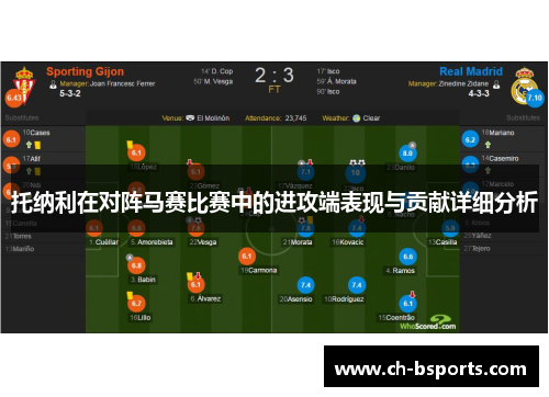 托纳利在对阵马赛比赛中的进攻端表现与贡献详细分析